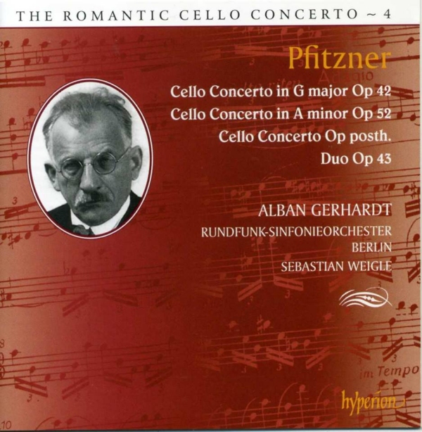 音盤紹介 アルバン ゲルハルトによるプフィッツナー チェロ協奏曲集 あらいぐま堂のブログ